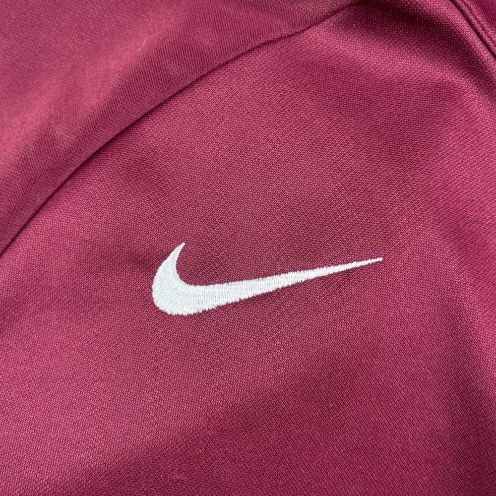 Nike Sweatshirt Mens Large Burgundy Therma Fit Quarter Zip Pullover Training